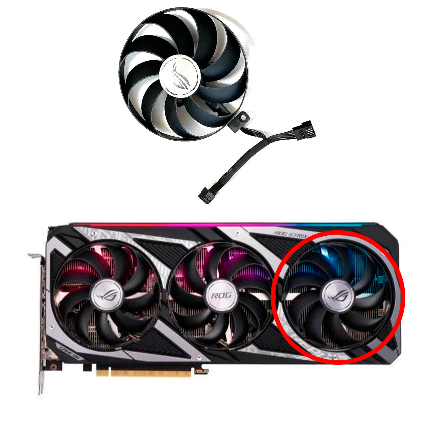 مروحة جديدة تمامًا مقاس 90 مم  - مراجعة Rtx 3090 24Gb Gddr6X وسعره